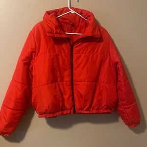 Wild Fable Gently Worn Cropped Puffer Jacket